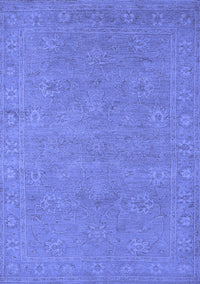 Oriental Blue Industrial Rug, urb1118blu