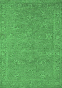 Oriental Emerald Green Industrial Rug, urb1118emgrn