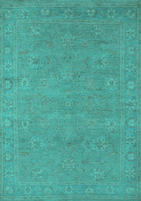 Oriental Turquoise Industrial Rug, urb1118turq