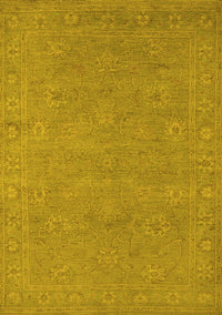 Oriental Yellow Industrial Rug, urb1118yw