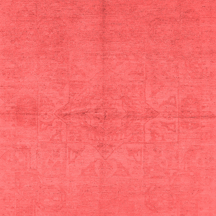 Machine Washable Oriental Red Industrial Rug, wshurb1119red