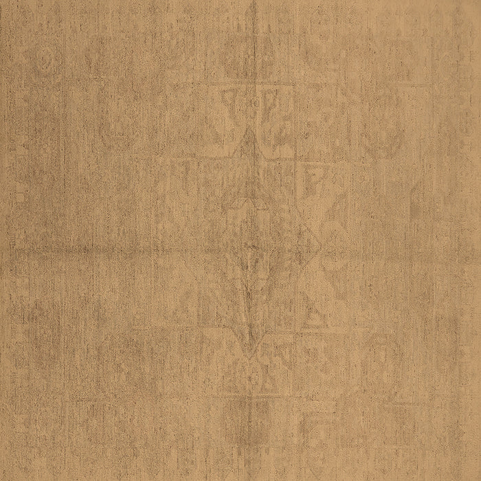 Square Oriental Brown Industrial Rug, urb1119brn