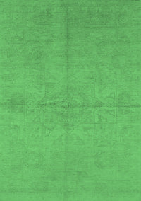 Oriental Emerald Green Industrial Rug, urb1119emgrn