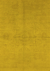 Oriental Yellow Industrial Rug, urb1119yw