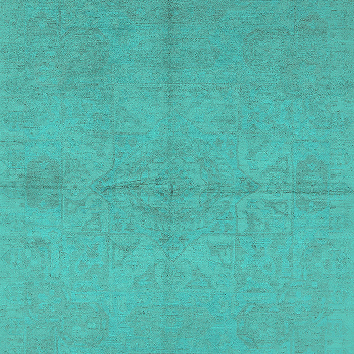 Oriental Turquoise Industrial Rug, urb1119turq