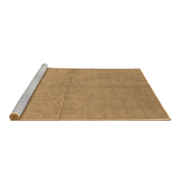 Sideview of Machine Washable Oriental Brown Industrial Rug, wshurb1119brn