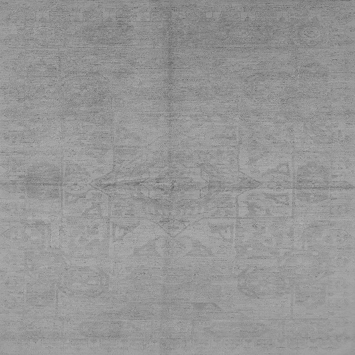 Square Oriental Gray Industrial Rug, urb1119gry