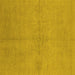 Square Oriental Yellow Industrial Rug, urb1119yw