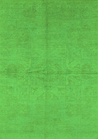 Oriental Green Industrial Rug, urb1119grn