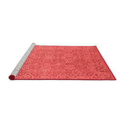 Industrial Red Washable Rugs