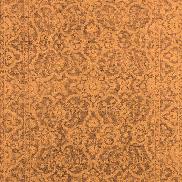 Machine Washable Oriental Orange Industrial Area Rugs, wshurb1120org