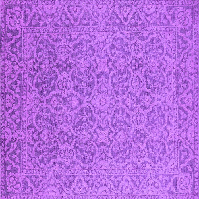 Square Oriental Purple Industrial Rug, urb1120pur
