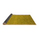 Sideview of Oriental Yellow Industrial Rug, urb1120yw