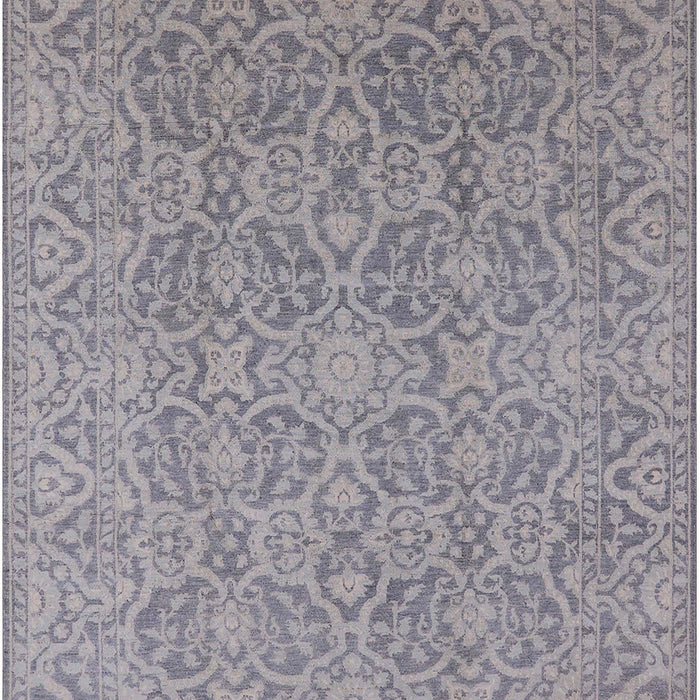 Mid-Century Modern Gray Oriental Rug, urb1120