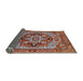 Sideview of Mid-Century Modern Red Oriental Rug, urb1121