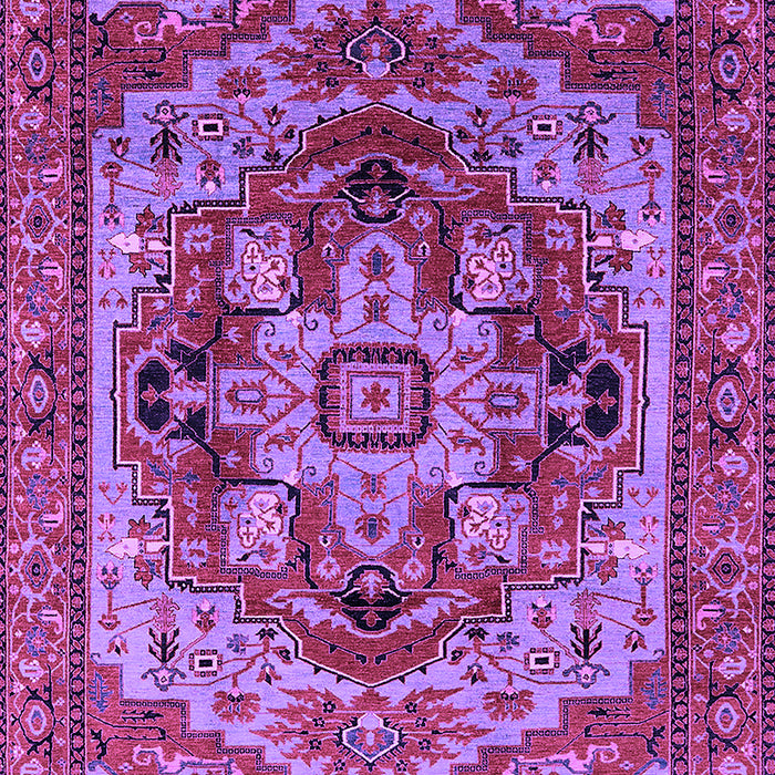 Machine Washable Oriental Purple Industrial Area Rugs, wshurb1121pur