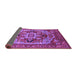 Sideview of Oriental Purple Industrial Rug, urb1121pur