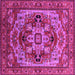 Square Oriental Pink Industrial Rug, urb1121pnk