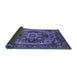 Sideview of Oriental Blue Industrial Rug, urb1121blu