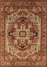 Oriental Brown Industrial Rug, urb1121brn