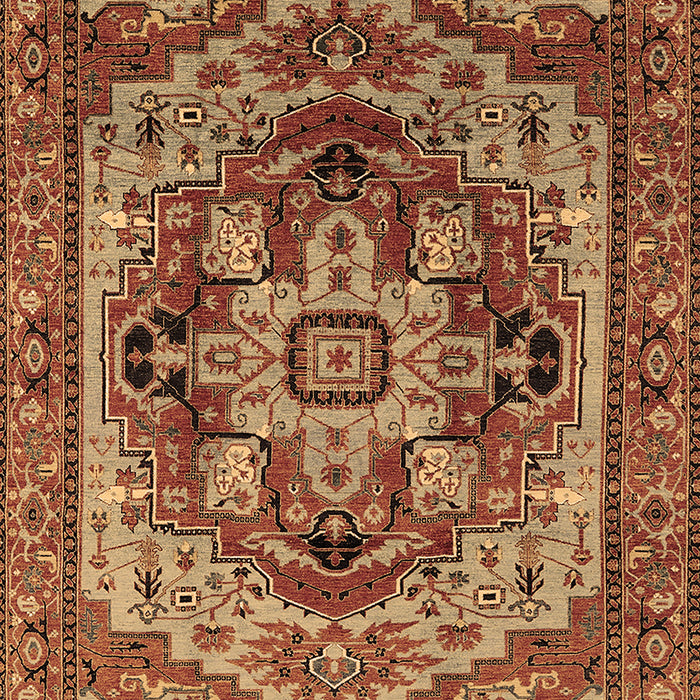 Oriental Brown Industrial Rug, urb1121brn