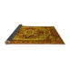 Sideview of Oriental Yellow Industrial Rug, urb1121yw