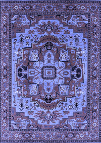 Oriental Blue Industrial Rug, urb1121blu