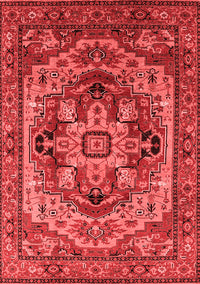 Oriental Red Industrial Rug, urb1121red