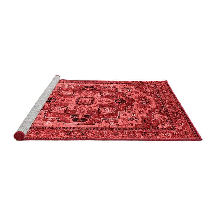Industrial Red Washable Rugs