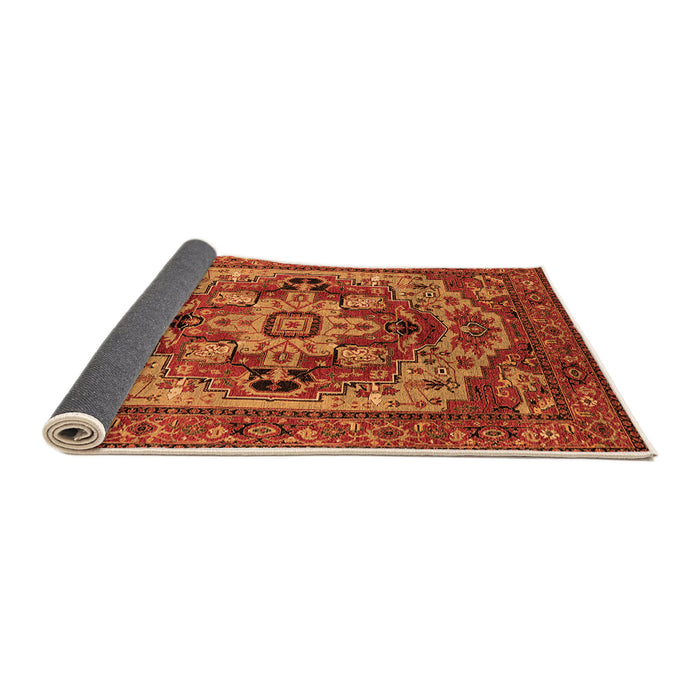 Sideview of Oriental Orange Industrial Rug, urb1121org