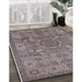 Machine Washable Industrial Modern Purple Rug in a Family Room, wshurb1122