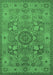 Oriental Emerald Green Industrial Rug, urb1122emgrn