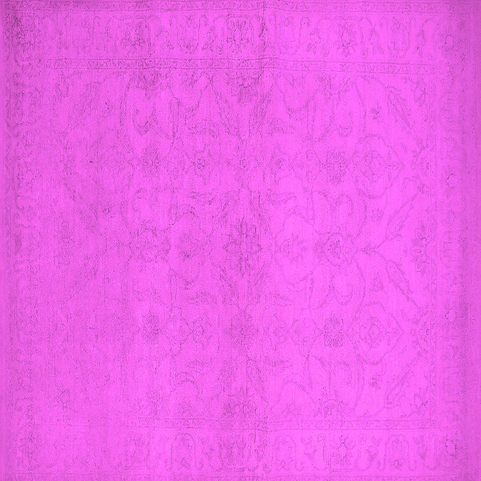 Square Oriental Pink Industrial Rug, urb1123pnk