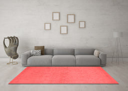 Industrial Red Washable Rugs