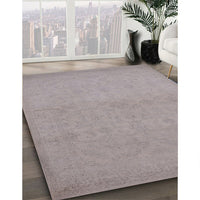 Mid-Century Modern Rosy Brown Pink Oriental Rug, urb1123