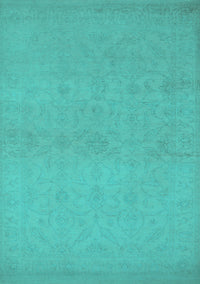 Oriental Turquoise Industrial Rug, urb1123turq