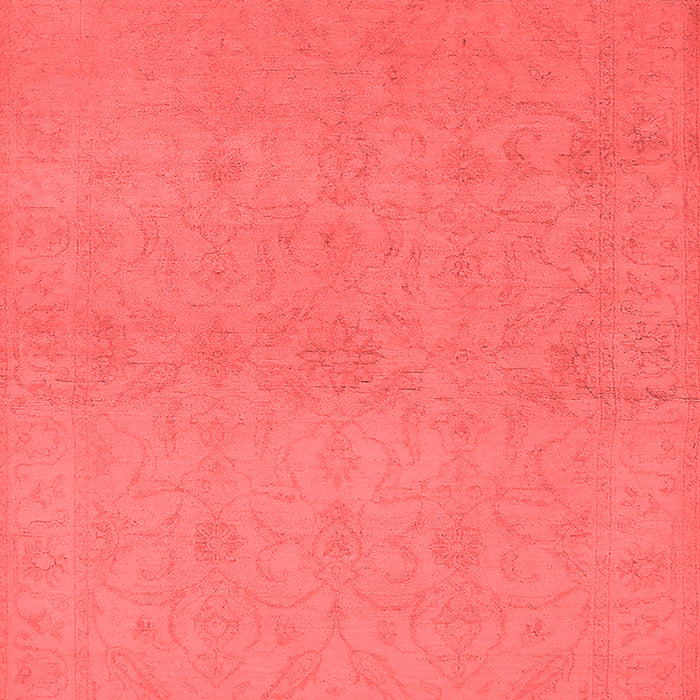Machine Washable Oriental Red Industrial Rug, wshurb1123red