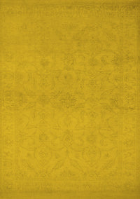 Oriental Yellow Industrial Rug, urb1123yw