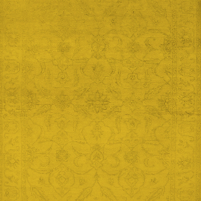 Oriental Yellow Industrial Rug, urb1123yw