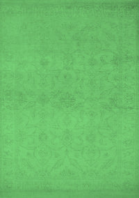 Oriental Emerald Green Industrial Rug, urb1123emgrn