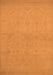 Machine Washable Oriental Orange Industrial Area Rugs, wshurb1123org