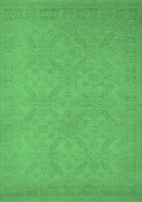 Oriental Emerald Green Industrial Rug, urb1124emgrn