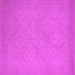 Square Oriental Pink Industrial Rug, urb1124pnk