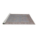 Sideview of Machine Washable Industrial Modern Rose Dust Purple Rug, wshurb1125