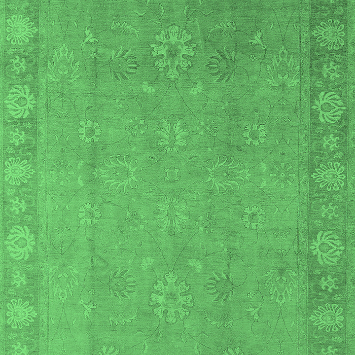 Oriental Emerald Green Industrial Rug, urb1125emgrn