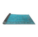 Sideview of Oriental Light Blue Industrial Rug, urb1125lblu