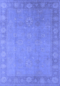 Oriental Blue Industrial Rug, urb1125blu