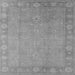 Square Oriental Gray Industrial Rug, urb1125gry