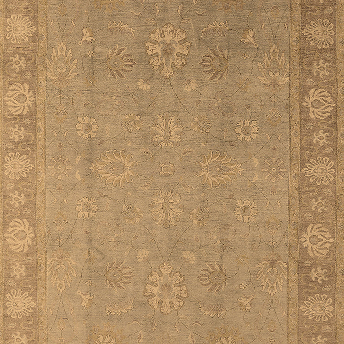 Machine Washable Oriental Brown Industrial Rug, wshurb1125brn