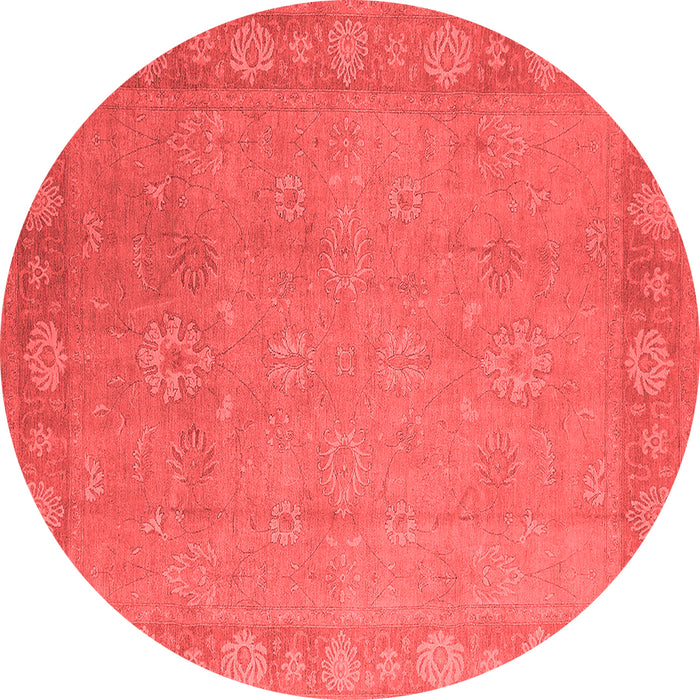 Machine Washable Oriental Red Industrial Rug, wshurb1125red